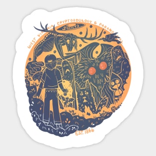 West Virginia Cryptid and Paranormal Society Sticker